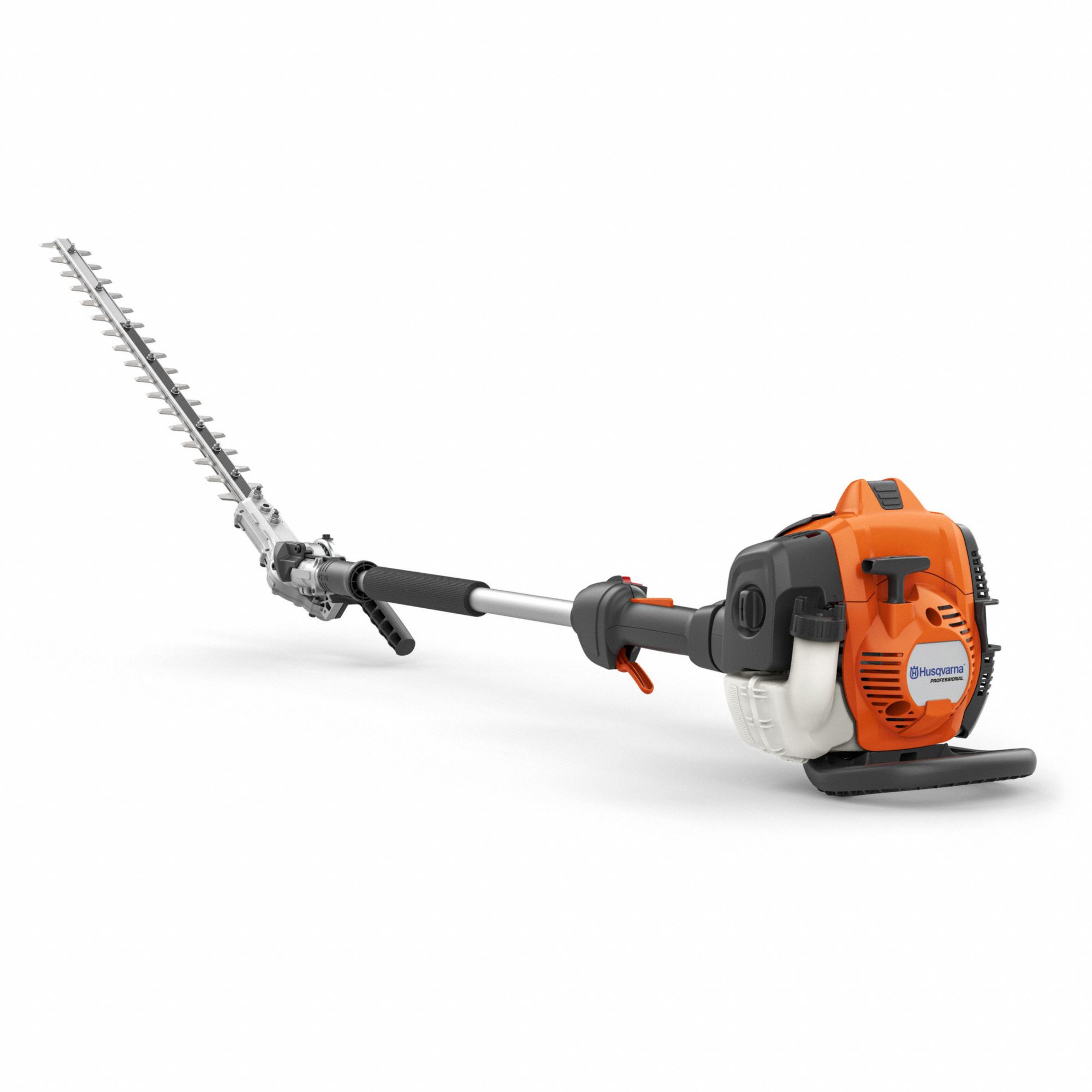 Gas-Powered Hedge Trimmer: 24 in Cutting Wd, 24 in Blade Lg, Double-Sided Blade, 2-Cycle