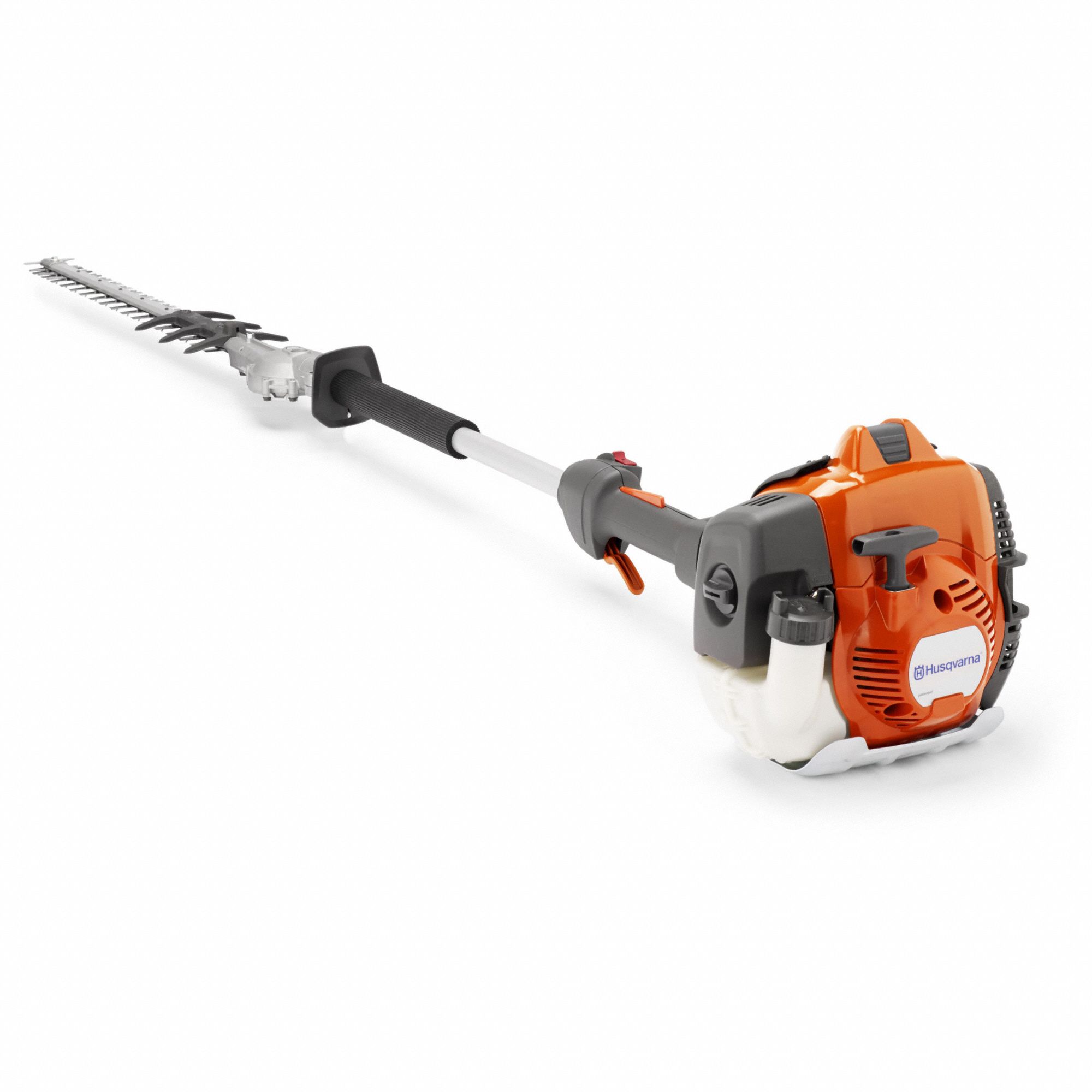 Gas-Powered Hedge Trimmer: 25 9/16 in Cutting Wd, 25 9/16 in Blade Lg, Double-Sided Blade