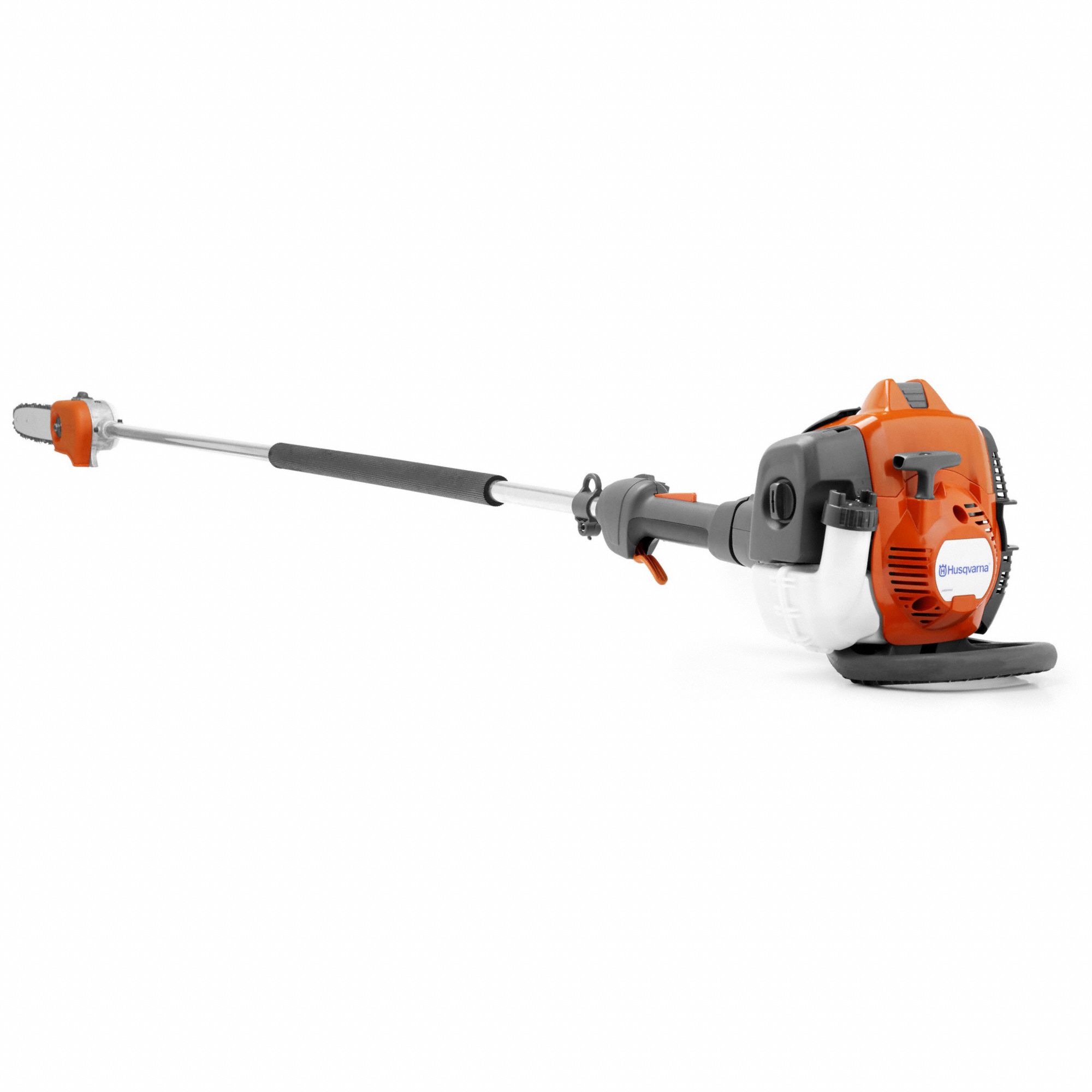 Gas Powered Pole Saw: 12 in Blade Lg, 8 ft to 8 ft Reach, Includes: Tool Only, Gas-Powered