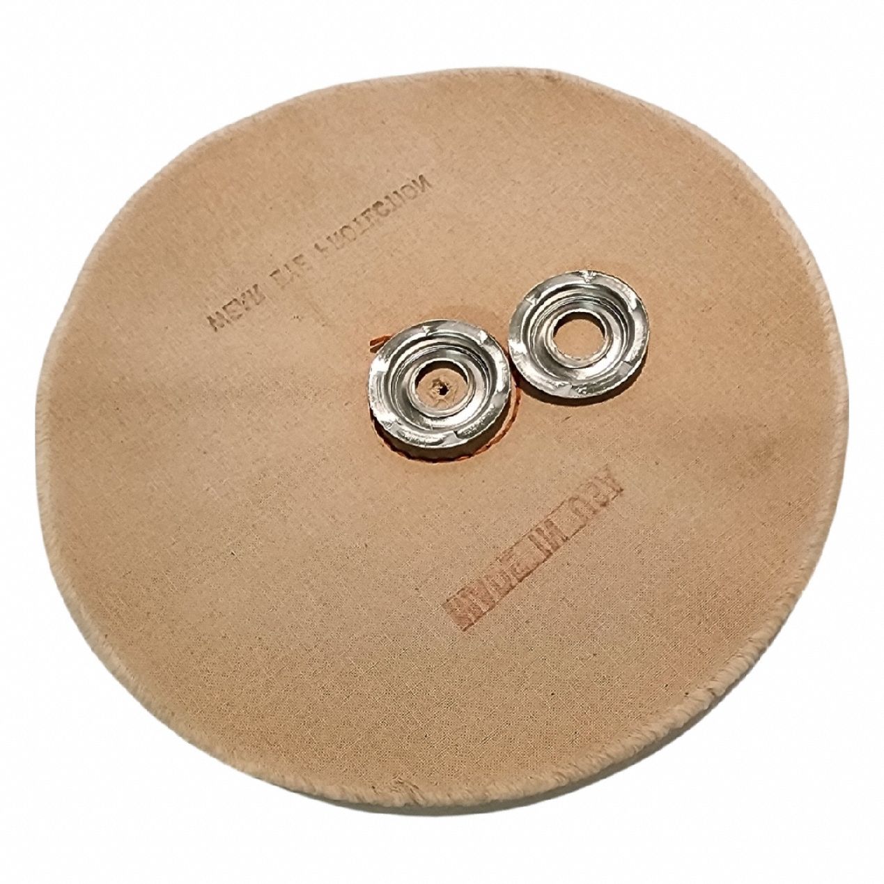 DICO: Cotton, Loose Sewn, 8 in Dia, 1/2 in Thick