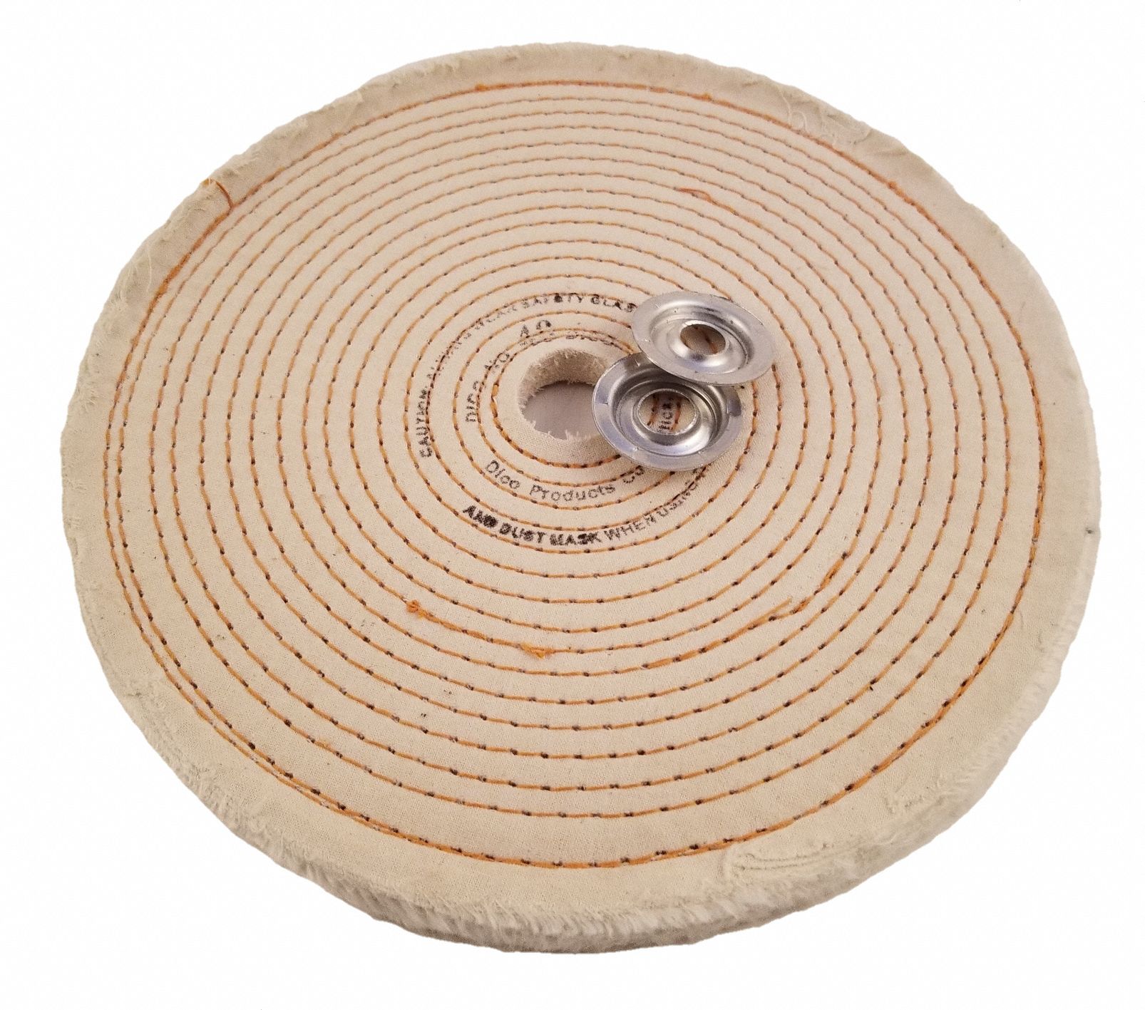 DICO: Cotton, Spiral Sewn, 8 in Dia, 1/2 in Thick