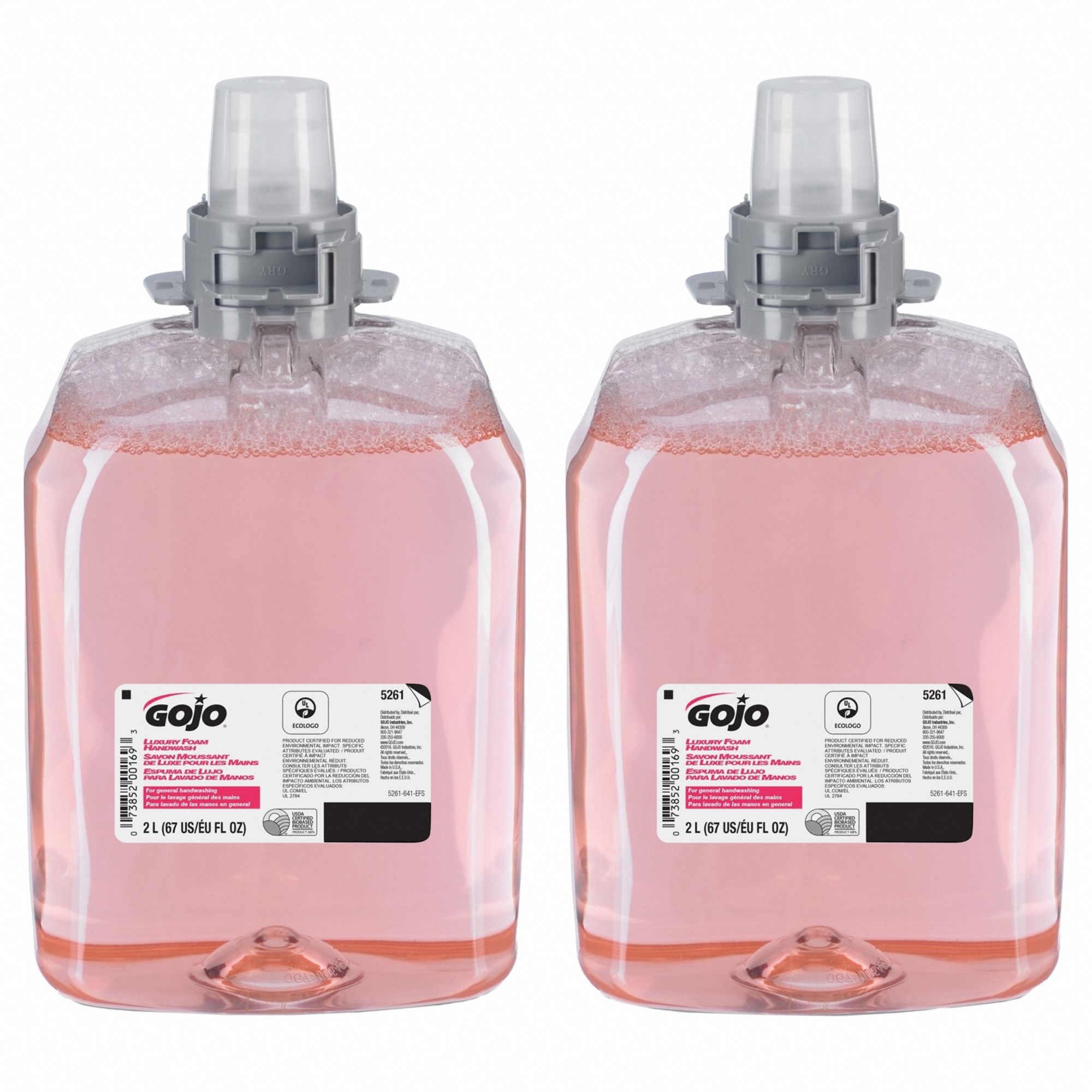 HAND SOAP, SERIES FMX, 2,000 ML, FOAM, CRANBERRY, BIODEGRADABLE/MOISTURIZING/PARABEN FREE, 2 PK