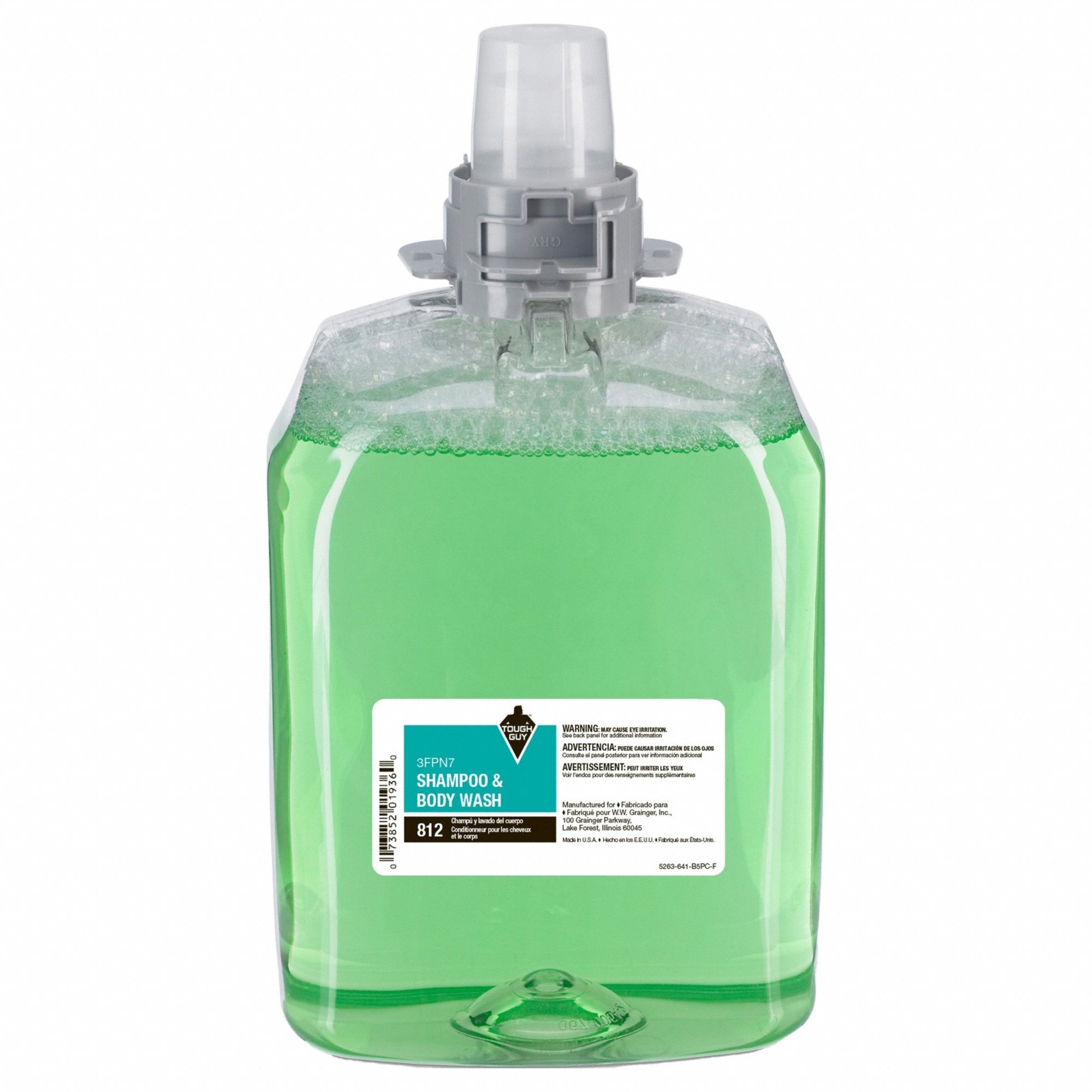 BODY WASH/SHAMPOO COMBO, 2,000 ML, CARTRIDGE, LIQUID, MELON, REQUIRES DISPENSER, 2 PK