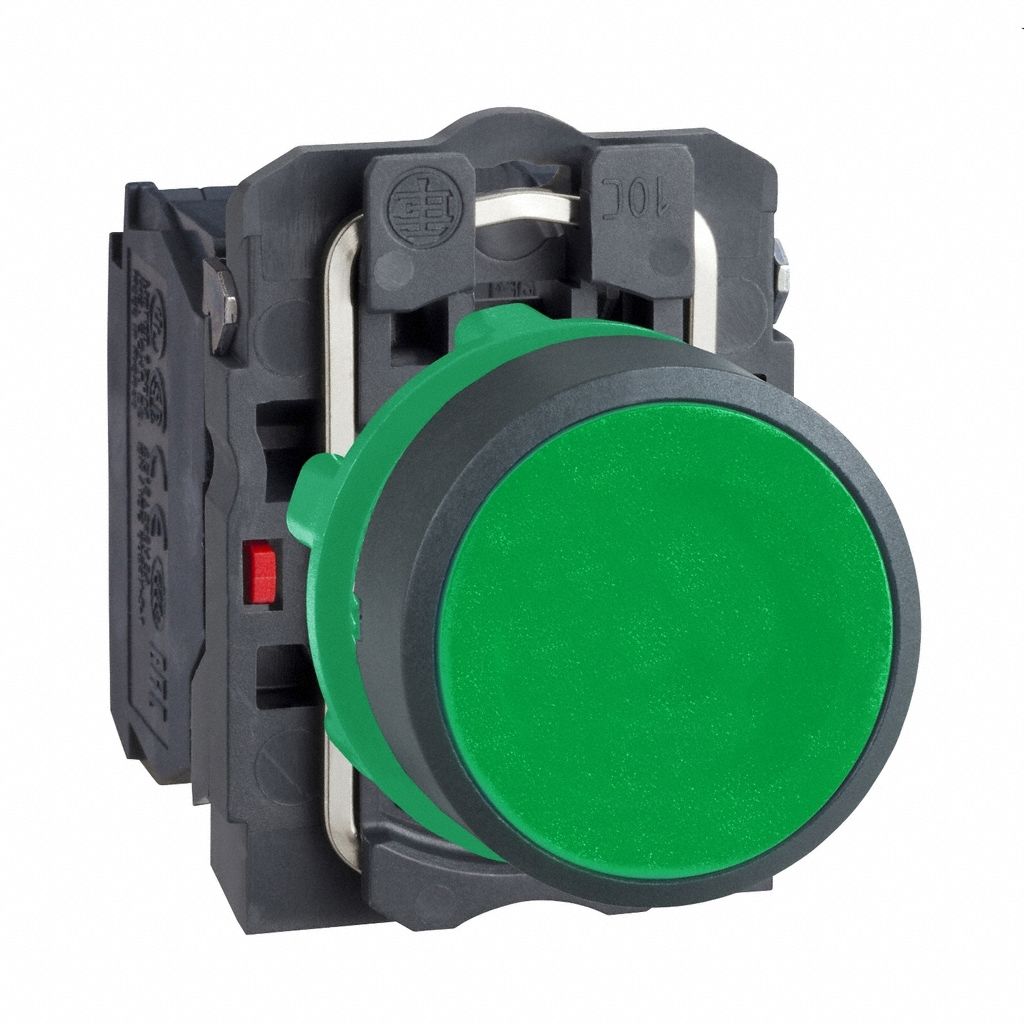 Flush Push Button Operator: Non-Illuminated, Flush Profile, Non-Metallic, 22 mm