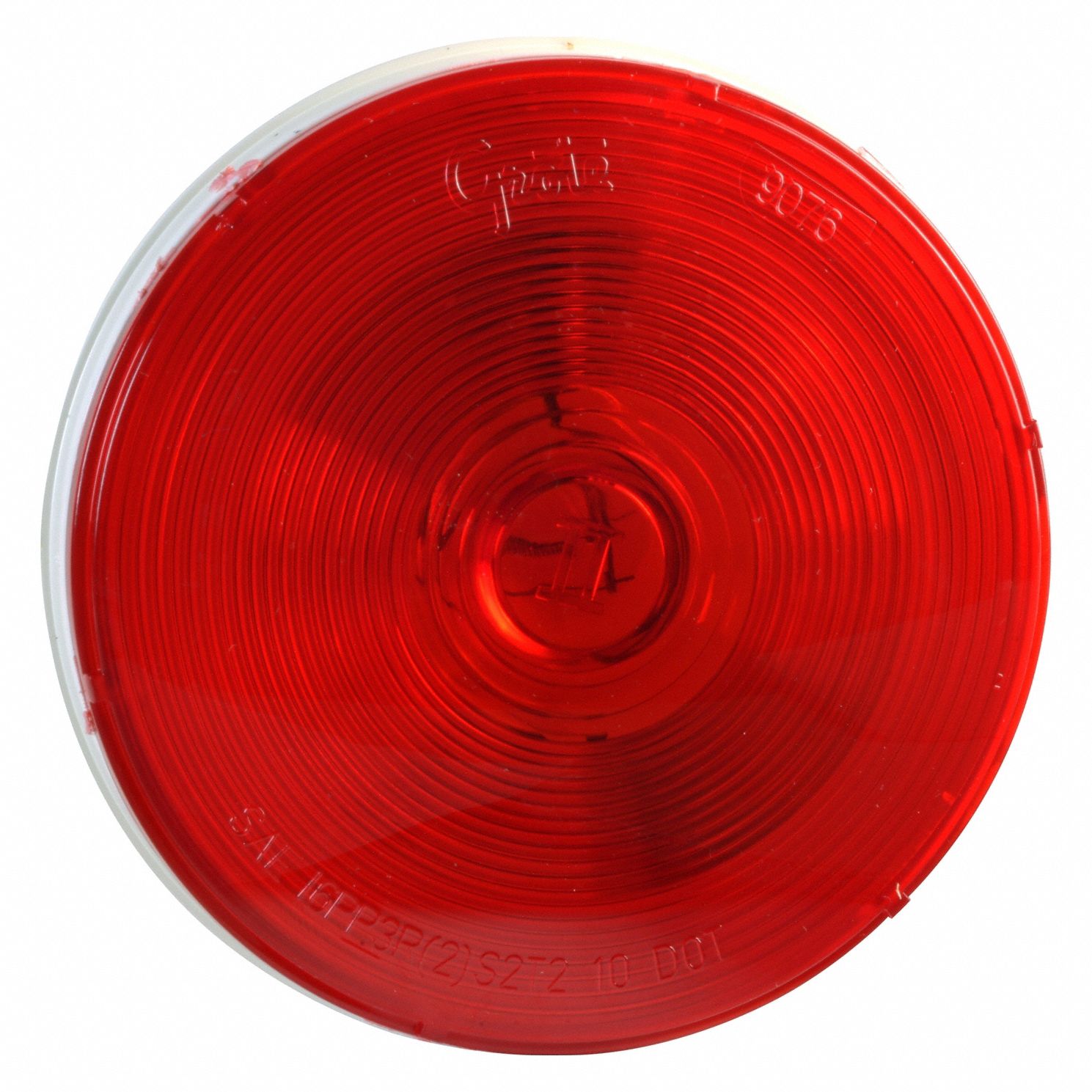 STOP/TURN/TAIL LIGHT, INCANDESCENT, STOP LIGHT, RED, ROUND, 4 5/16 IN OVERALL DIAMETER, FEMALE PIN