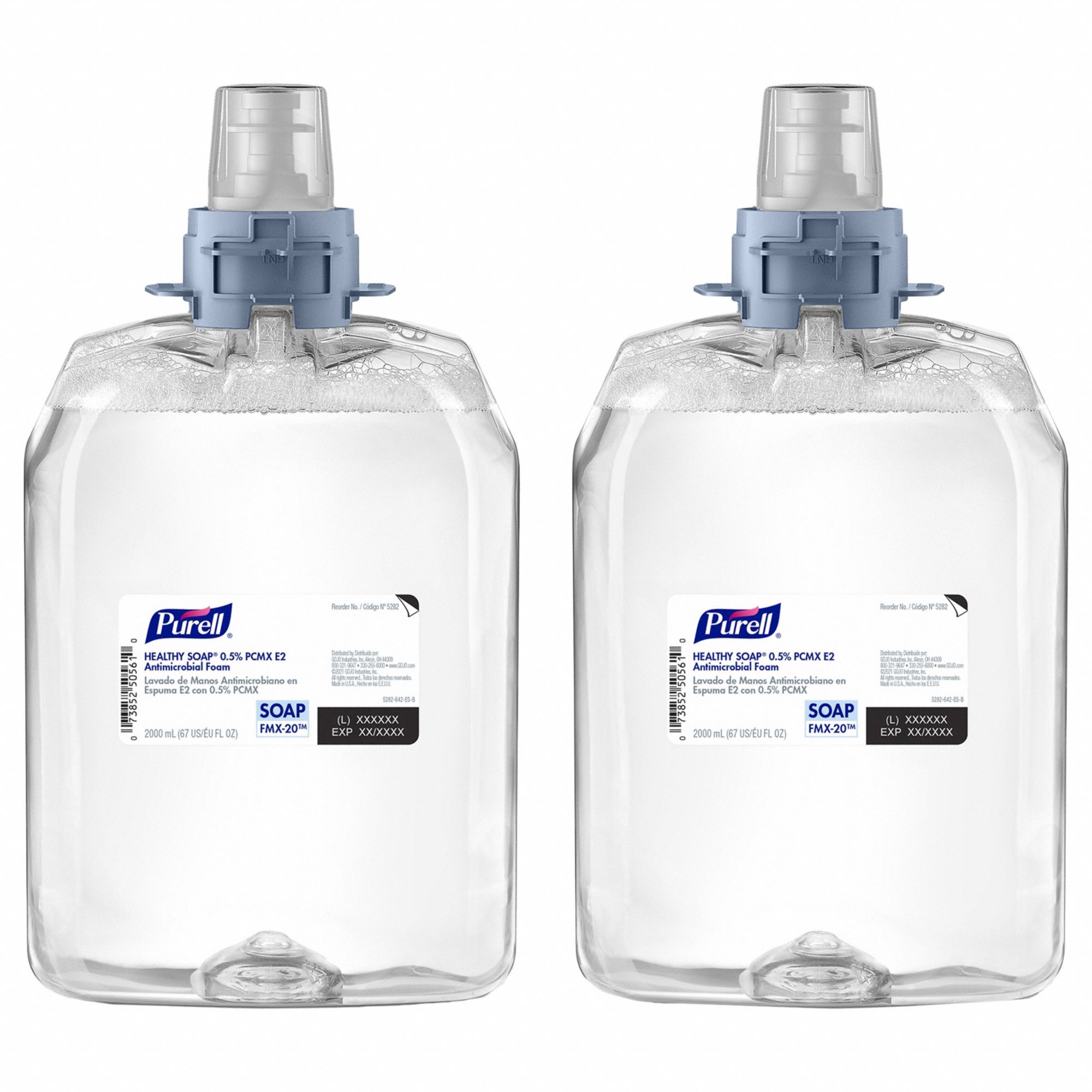 Hand Soap: Series FMX-20™, 2, 000 mL, Foam, Fragrance Free, E2, 2 PK