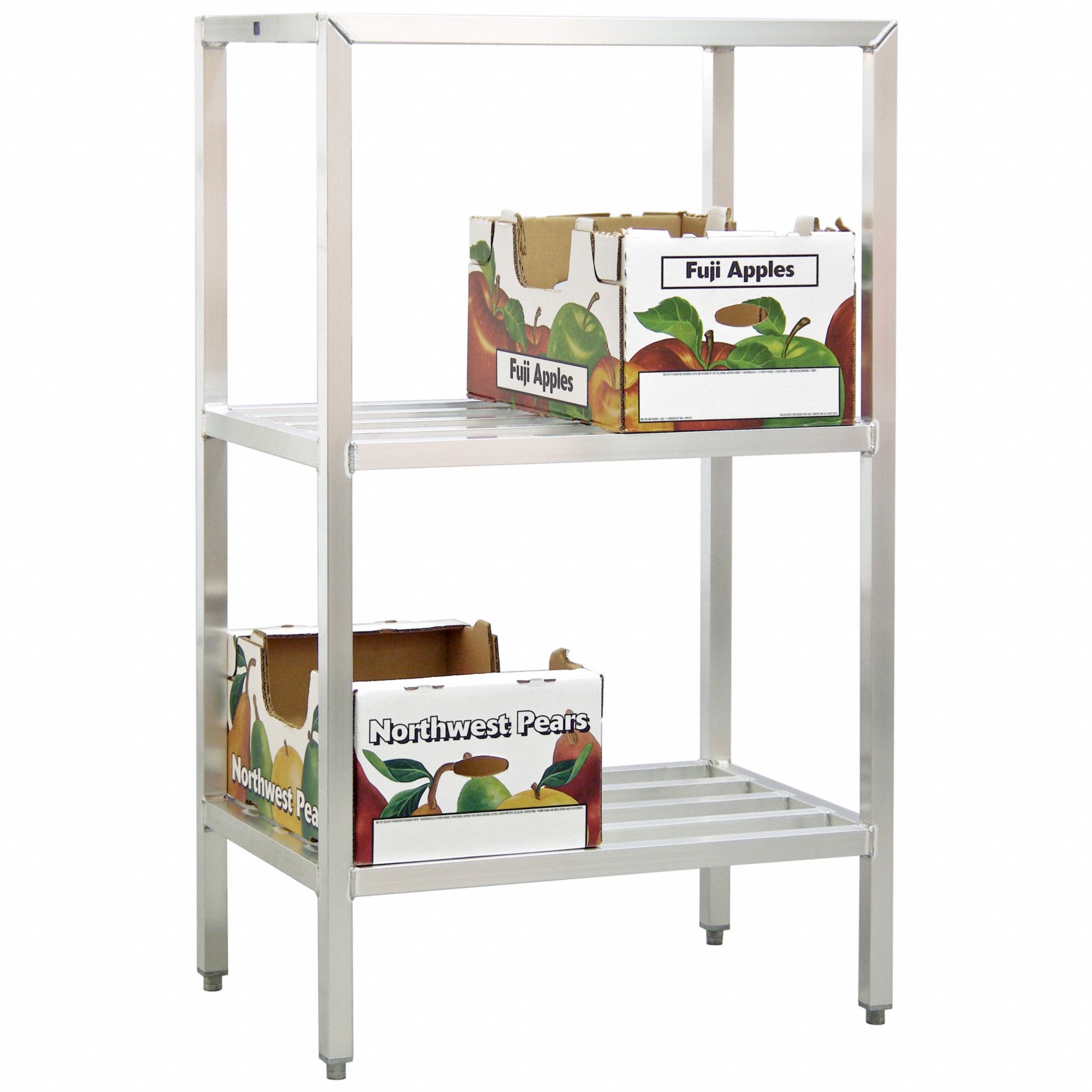 All-Welded Aluminum Shelving, 48x24