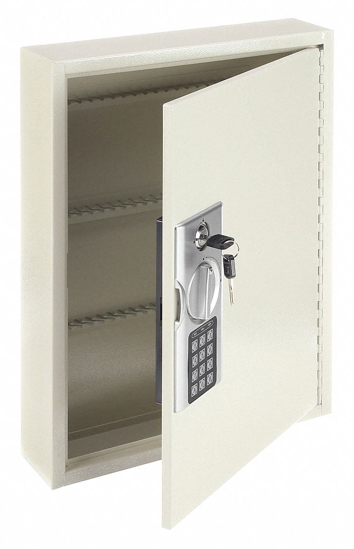 GRAINGER APPROVED Key Cabinet Digital Lock: Electronic Key Box, 60 Key  Capacity (Units)