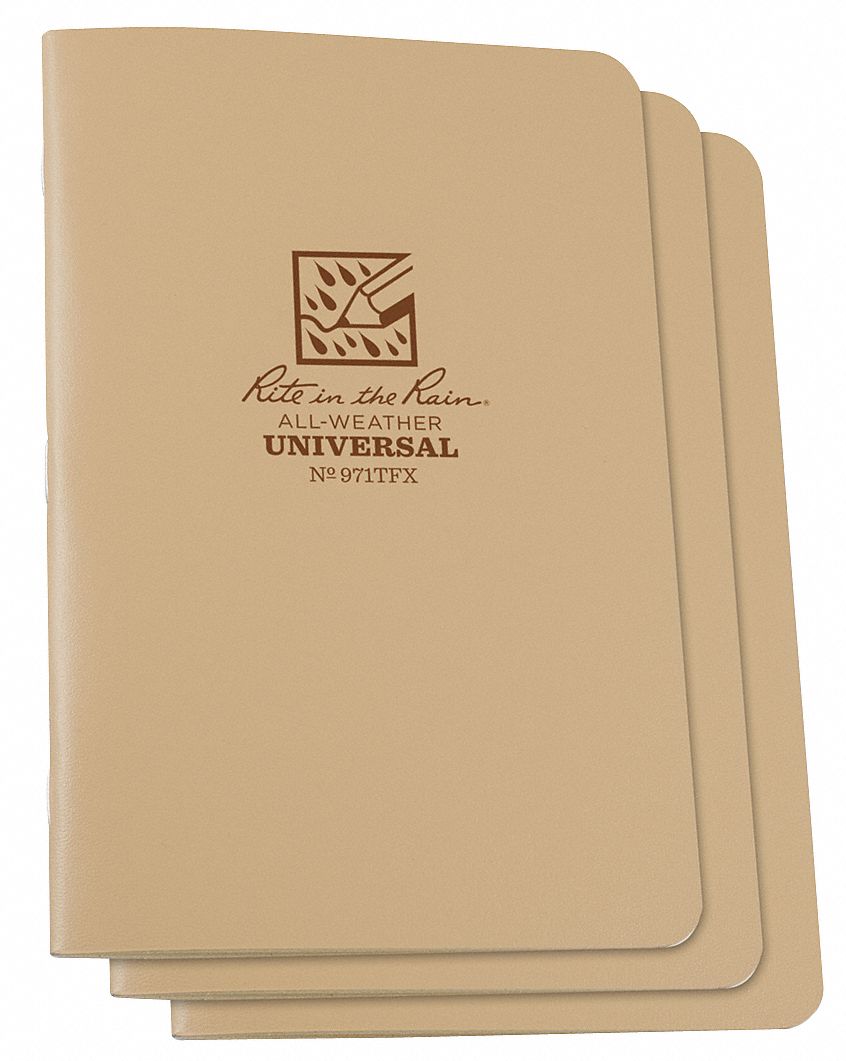 All Weather Notebook Nonwirebound PK3