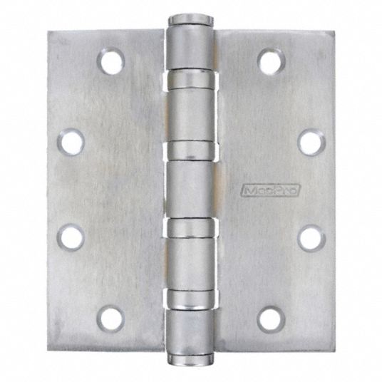 MCKINNEY, Stainless Steel, Full Mortise, Butt Hinge - 52AU17|4 1/2X4 1/ ...