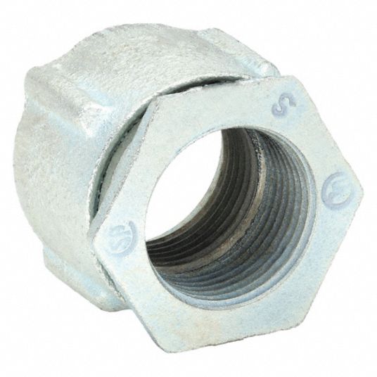 RACO, Iron, 3/4 in Trade Size, Threaded Coupling - Three-Piece - 52AU78 ...