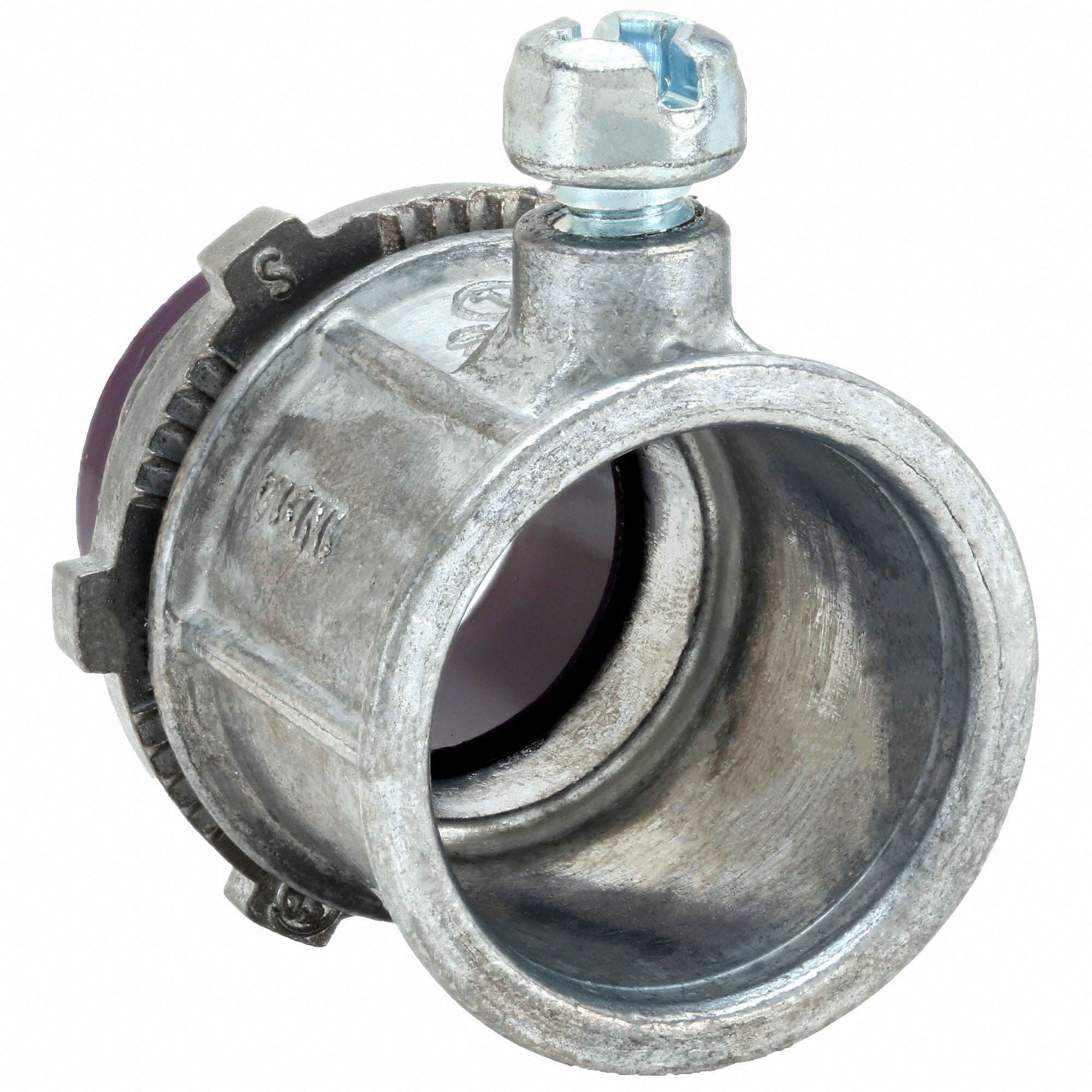 RACO Set Screw Conduit Connector Zinc, 1/2 in Trade Size, 1 5/32 in