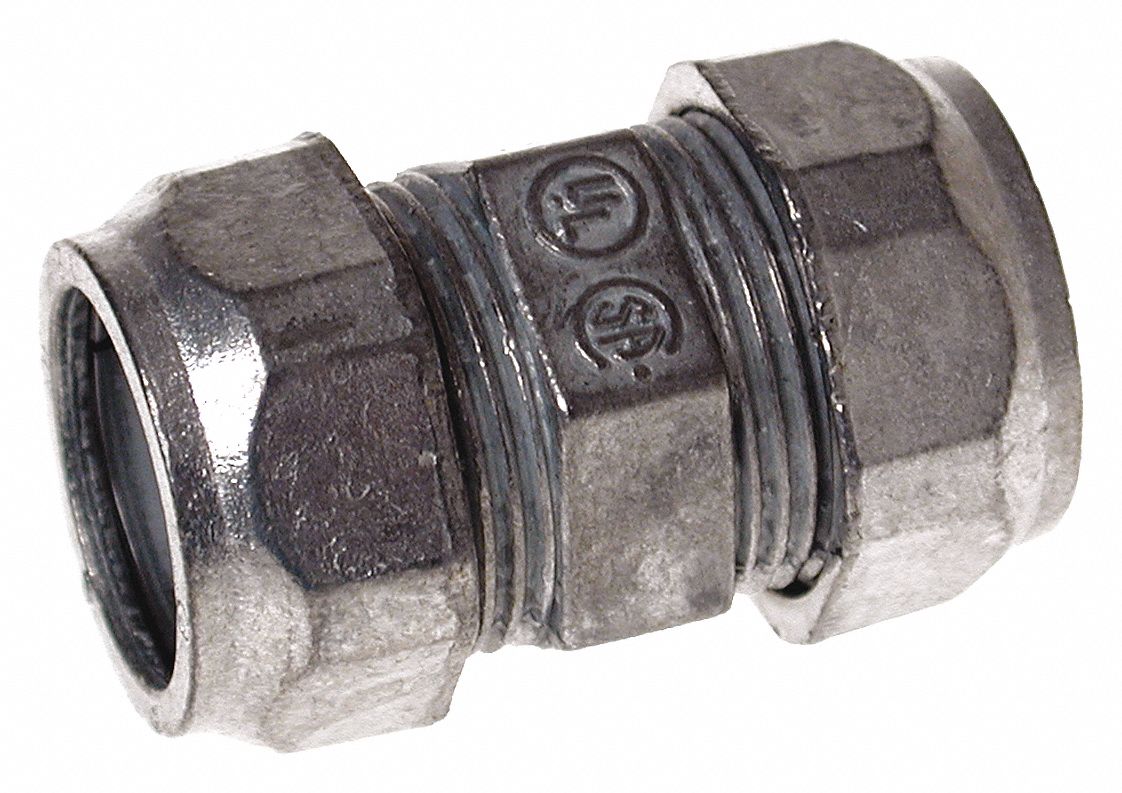 Coupling Zinc Overall L 2 1/8in