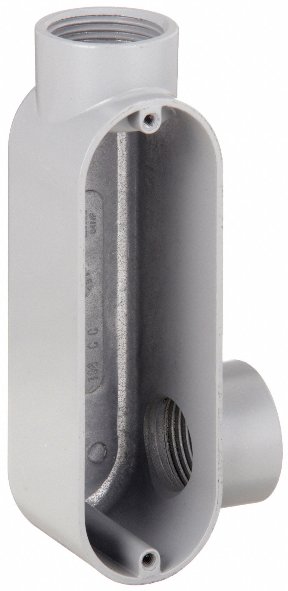 Conduit Outlet Body: Aluminum, Powder Coated, 1 in Trade Size, LR Body, 12 cu in Body Capacity
