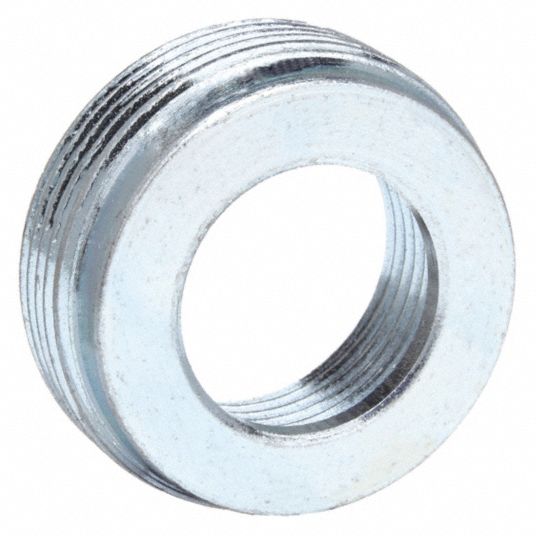 RACO Reducing Bushing: Steel, Zinc Plated, 1/2 in_3/4 in Trade Size, 3/4 in  to 1/2 in Reduction Size