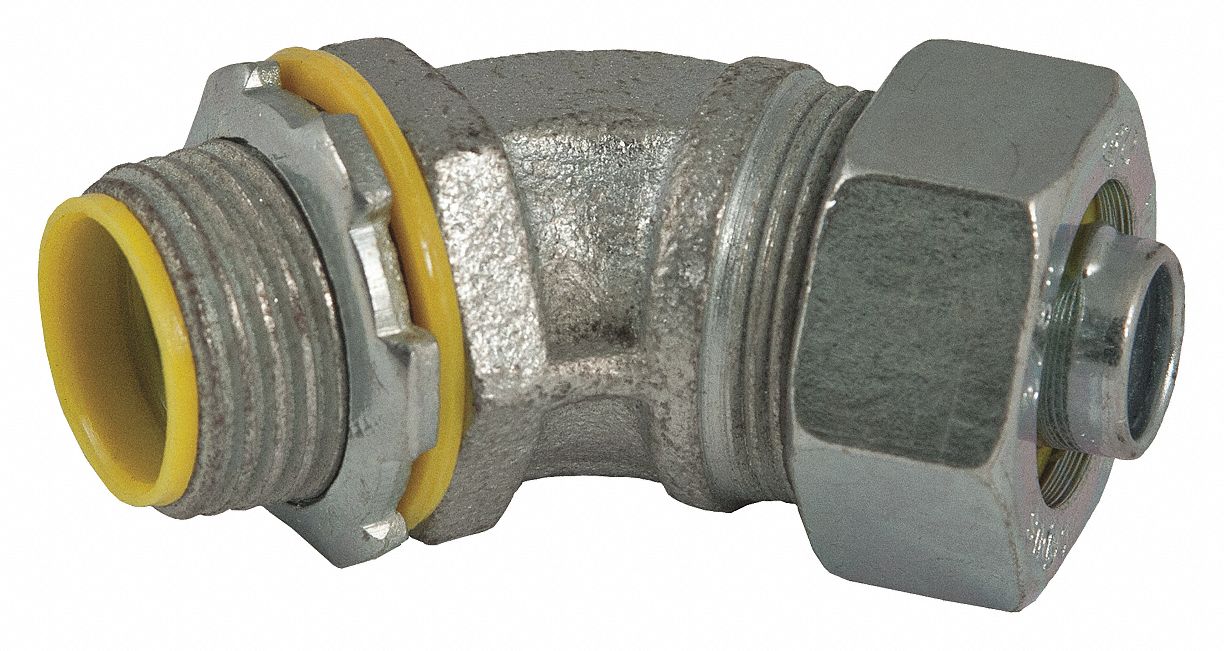 RACO LiquidTight Conduit Fitting Steel/Iron, 3/8 in Trade Size