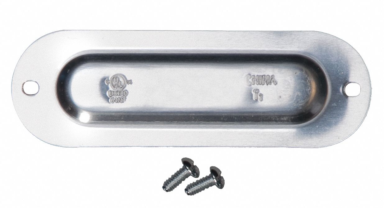 Covers for Conduit Access Fitting: Steel, Galvanized, 1 in Trade Size
