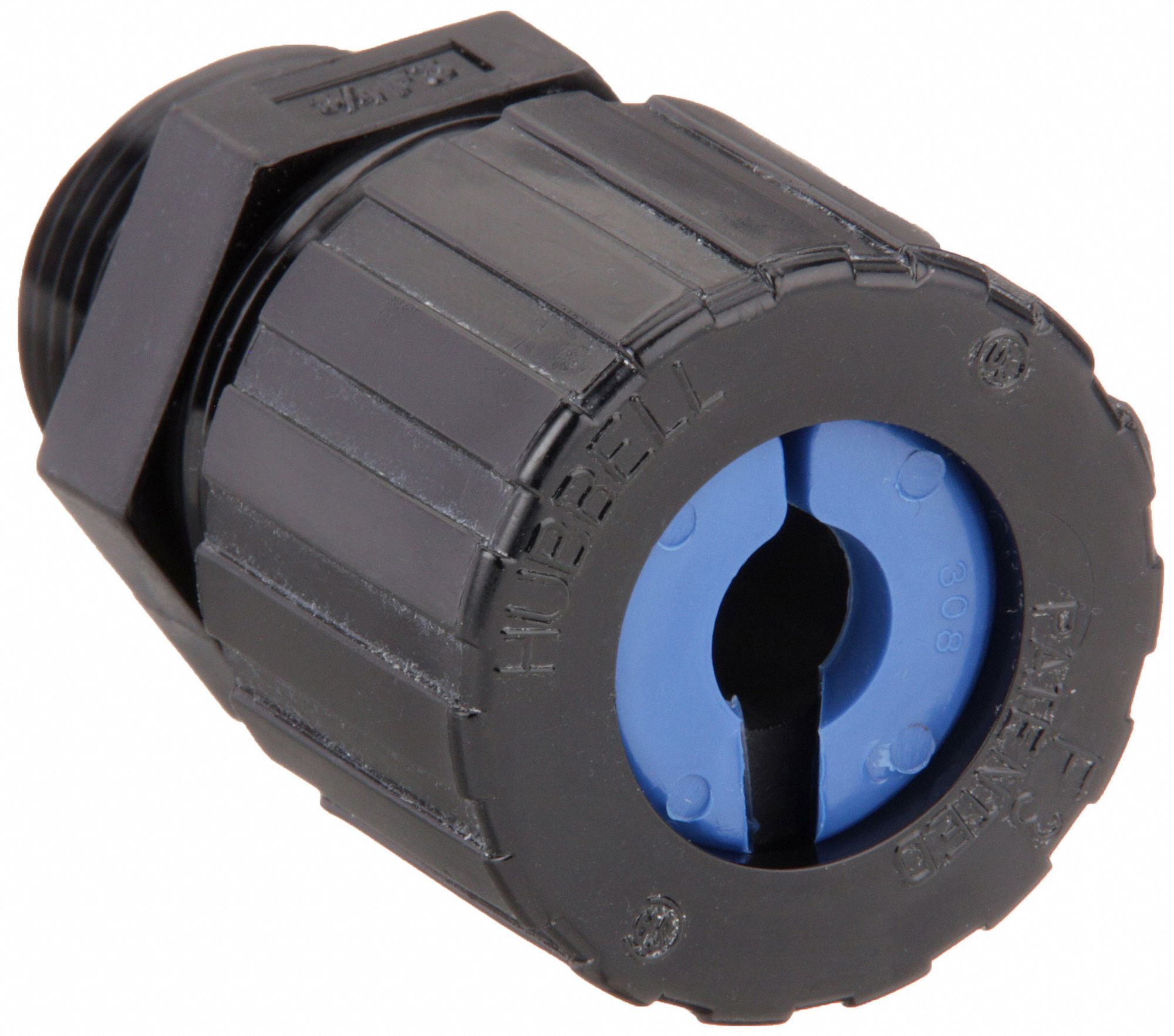 Nylon, 1/2 in MNPT, Liquid Tight Underground Cord Connector -  5D912