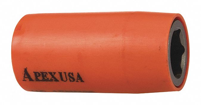 Impact Socket, Metric, 15mm, 2-1/4", Square
