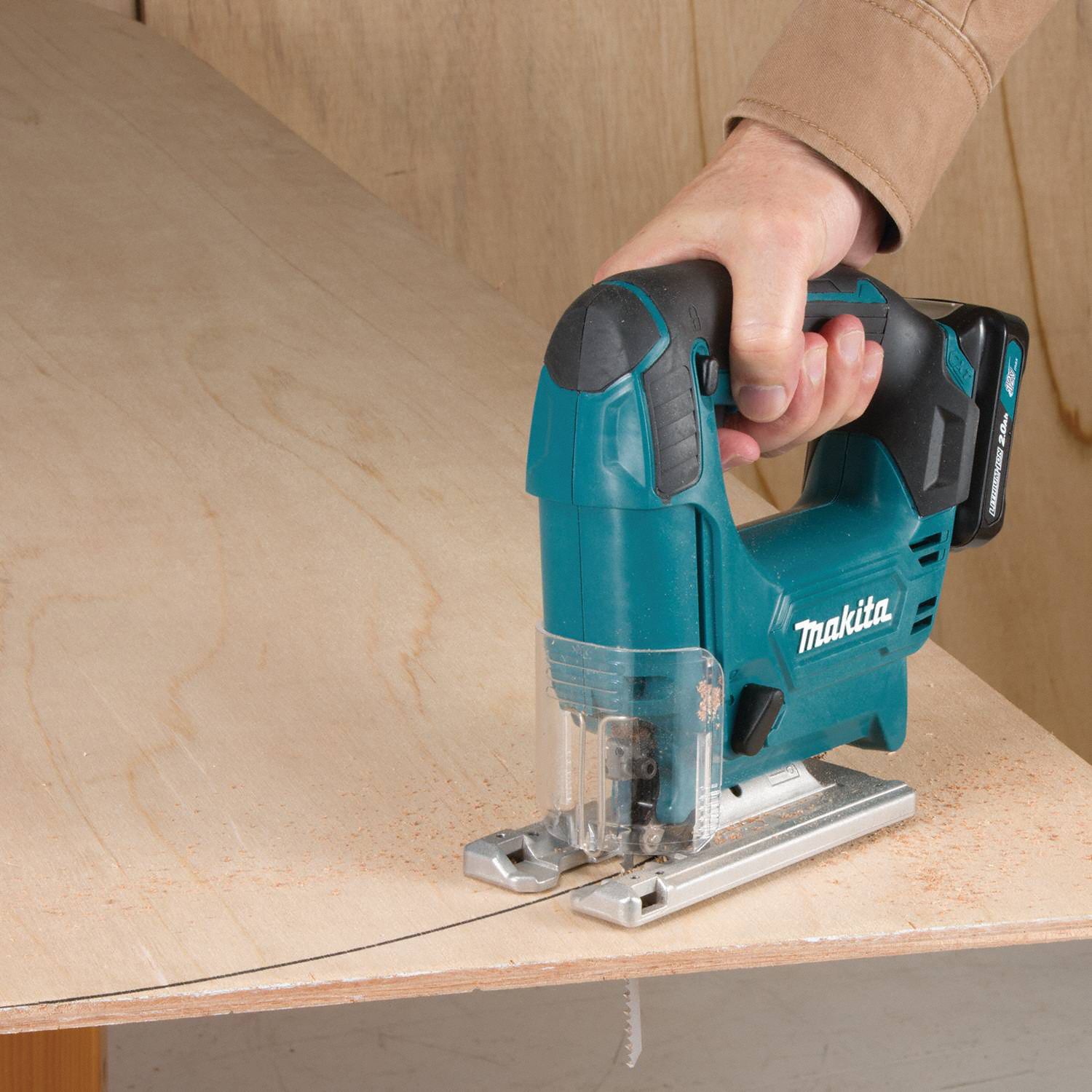 MAKITA Jig Saw Kit, 12V DC, Top Handle, Blade Shank Type TShank