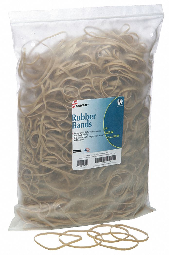 size 8 rubber bands