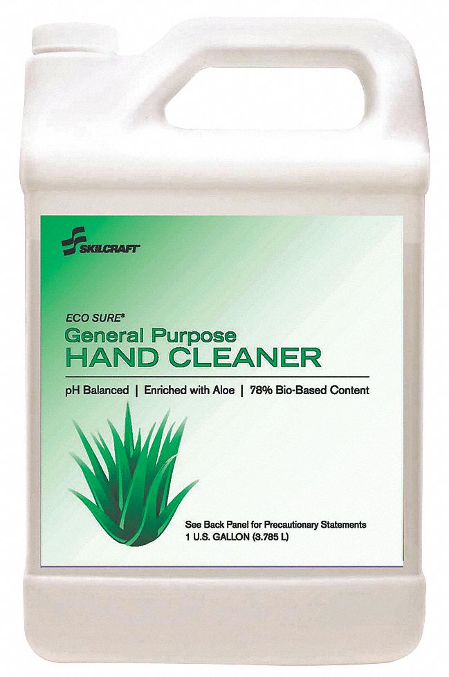 ABILITY ONE Unscented, Liquid, Hand Soap, 1 gal, Jug, None, PK 4