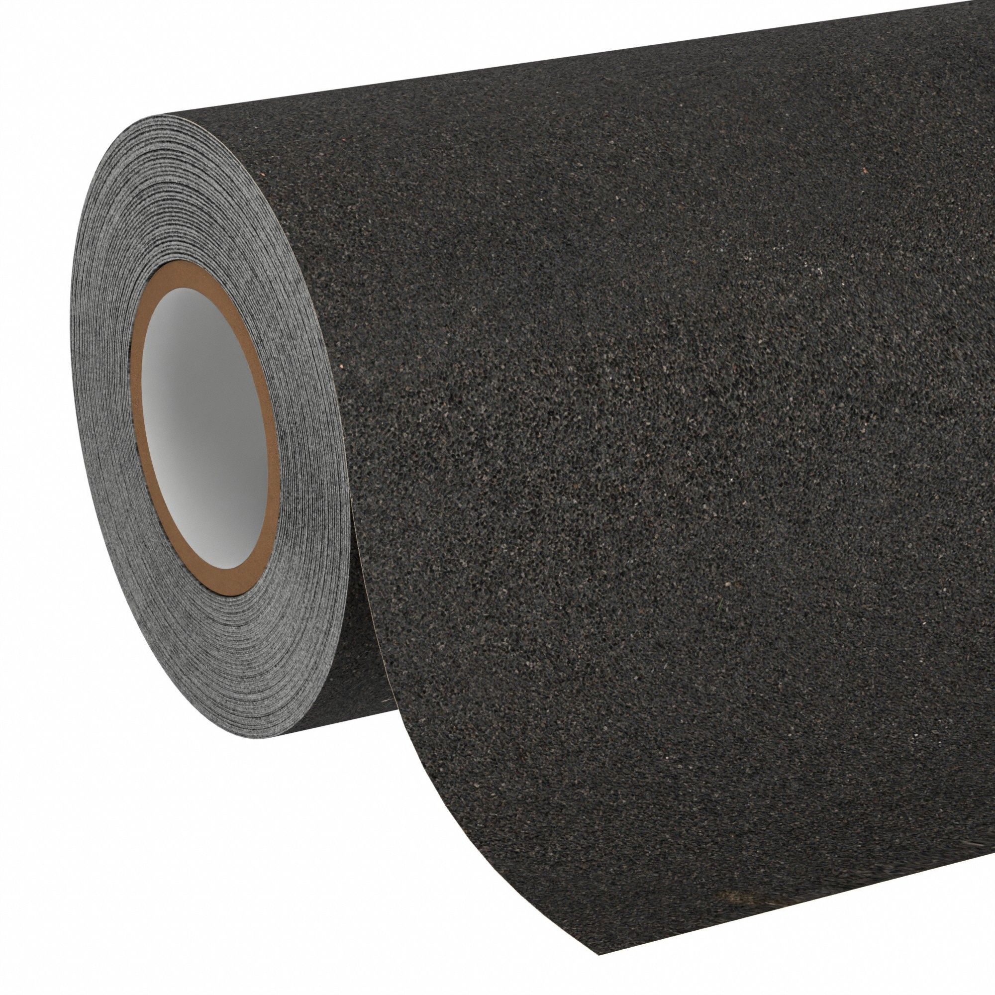 RUBAN ANTIDÉRAPANT, SOLIDE, ABRASIF TRÈS GROSSIER, TAILLE DE GRAIN 24, 30 PI X 24 PO, OXYDE D'ALUMINIUM, NOIR