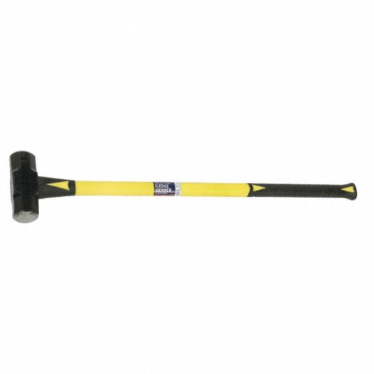 ABILITY ONE Double Face Sledge Hammer, 8 lb Head Weight, 1 1/2 in Head