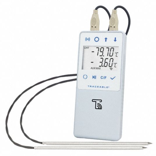 Ultra-Low Temperature Digital Freezer Thermometer - NIST Certified