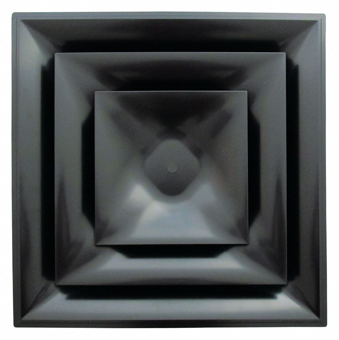 Ceiling Diffuser 3 Cone 6 Diffuser Duct Size Square 6 1 4 Depth Black