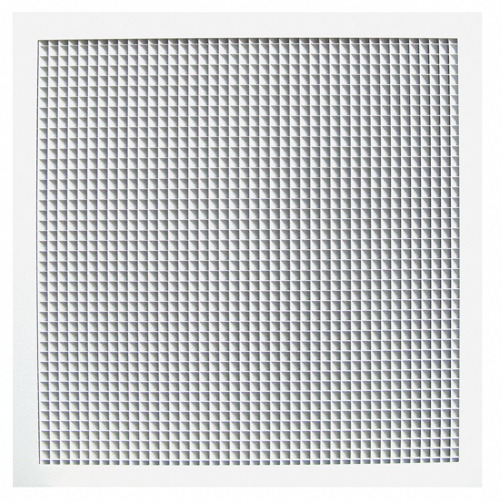 Egg Crate Grille, White, Return Air Grilles 52CF15SG22X22RTW2PK