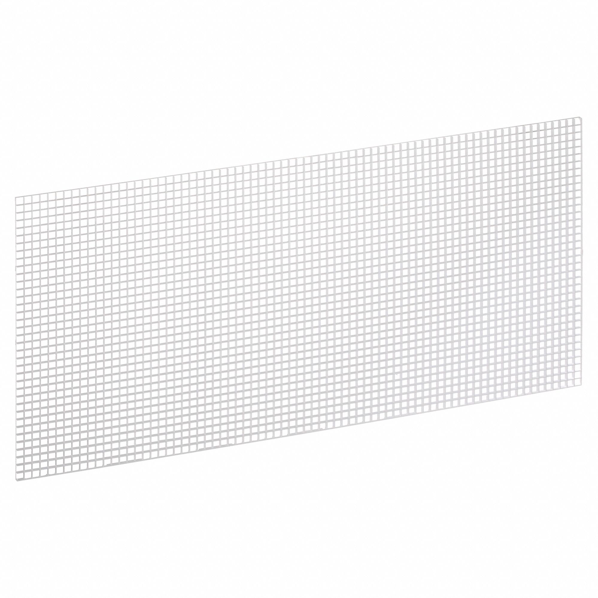 Return Air Grilles: Egg Crate Grille, White, Plastic, 47 5/8 in H, 23 5/8 in W, 3/8 in D, Lay-In