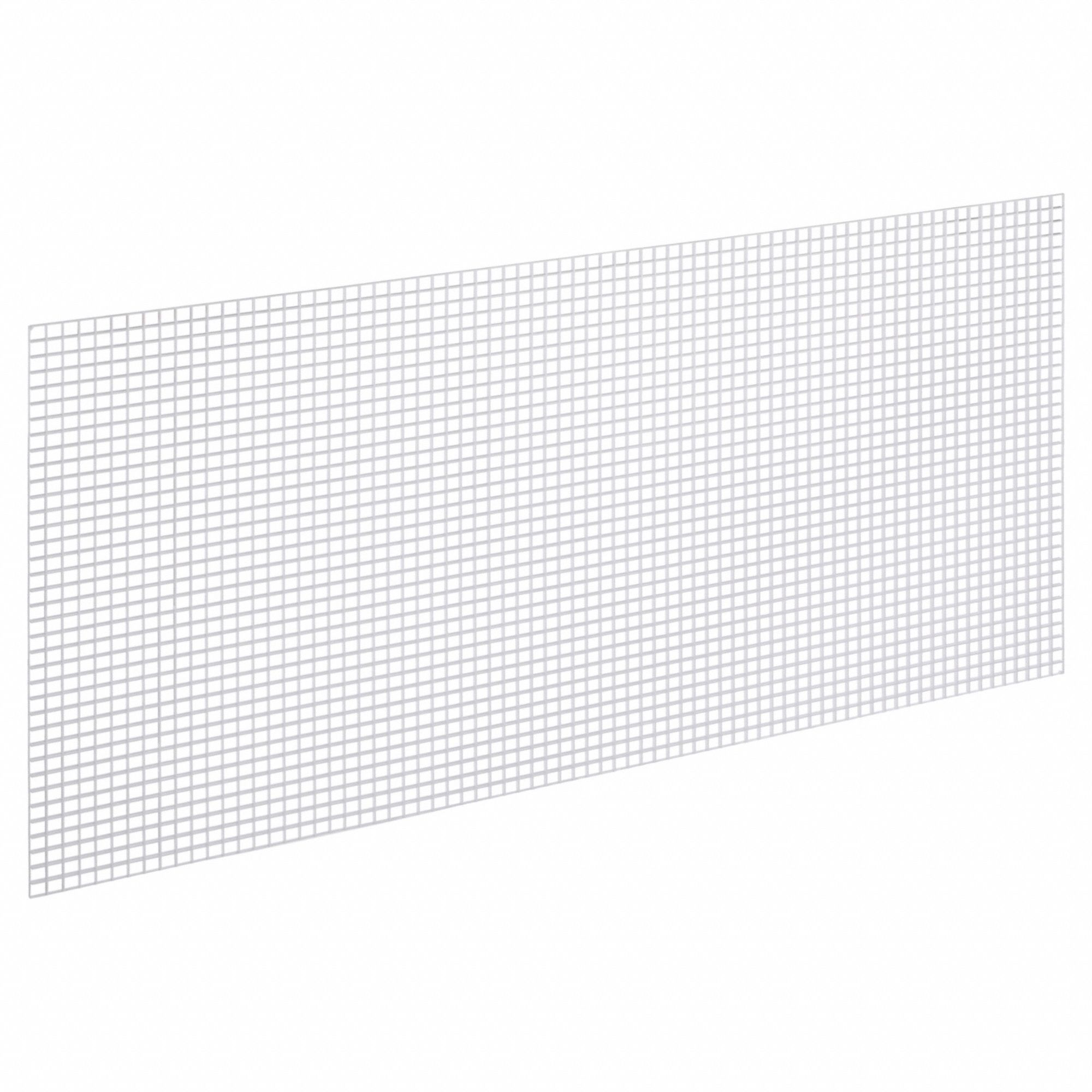 RETURN AIR GRILLES, EGG CRATE GRILLE, WHITE, PLASTIC, 47⅝ IN H, 23⅝ IN W, ⅜ IN D, LAY-IN