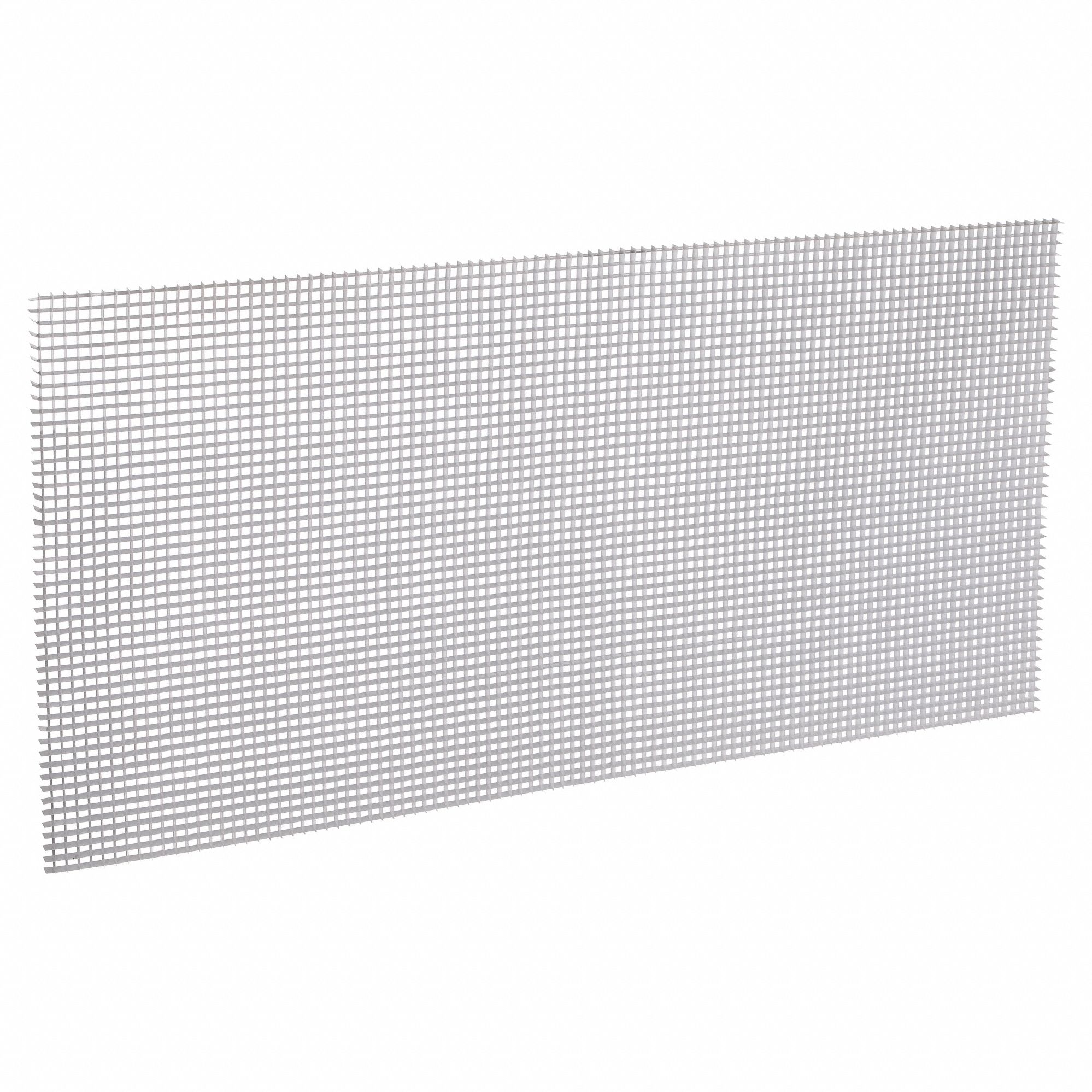 Return Air Grilles: Egg Crate Grille, White, Powder Coated, Aluminum, 47 3/4 in H, 23 3/4 in W