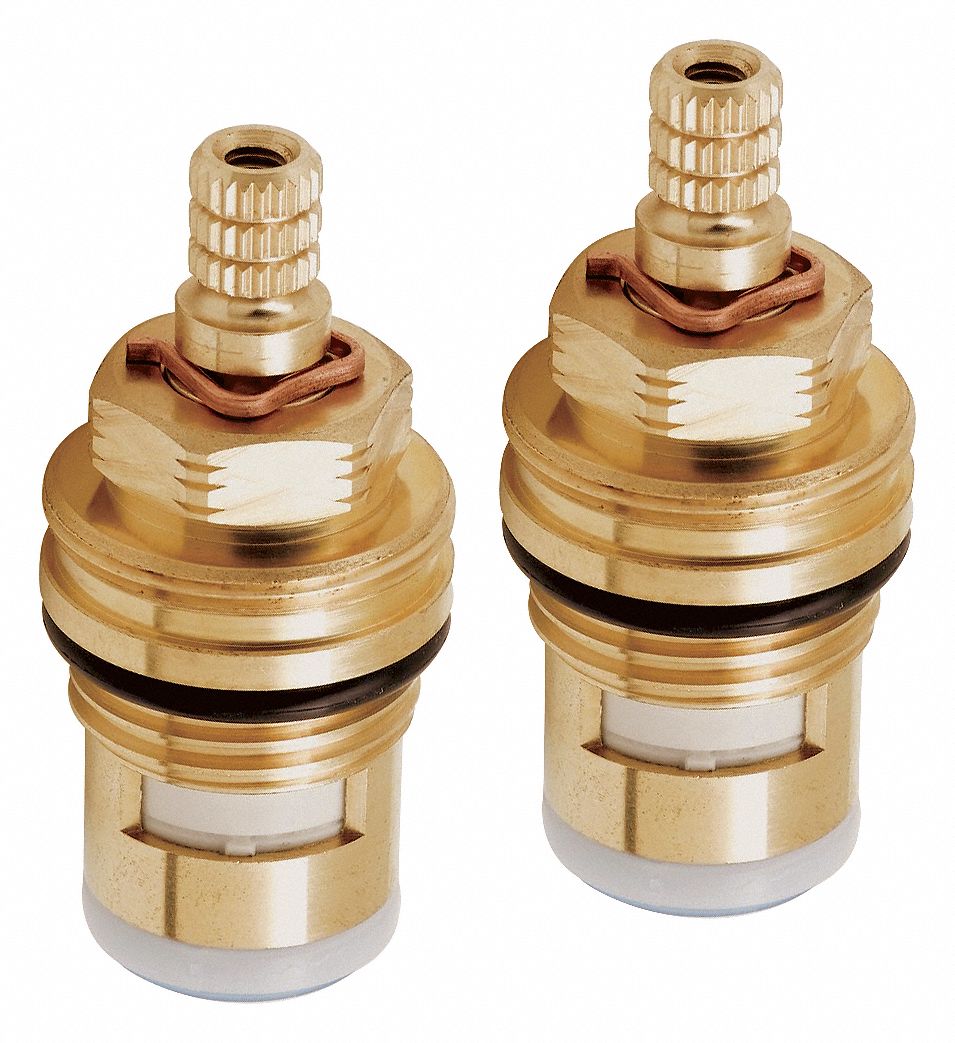 Cartridge: For Advance Tabco Series, Use with Hot/Cold Water, Brass, Unfinished, 2 PK