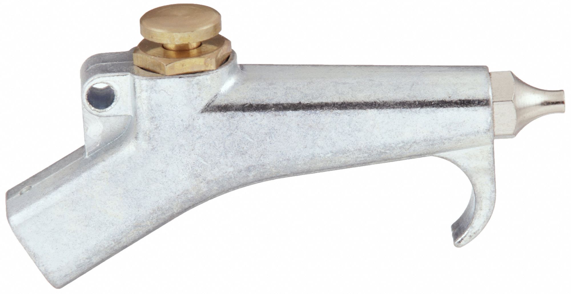 AIR GUN, THUMB-BUTTON GRIP, ZINC, 1/4 IN NPT FEMALE, 1 NOZZLE, STANDARD NON-SAFETY, STEEL