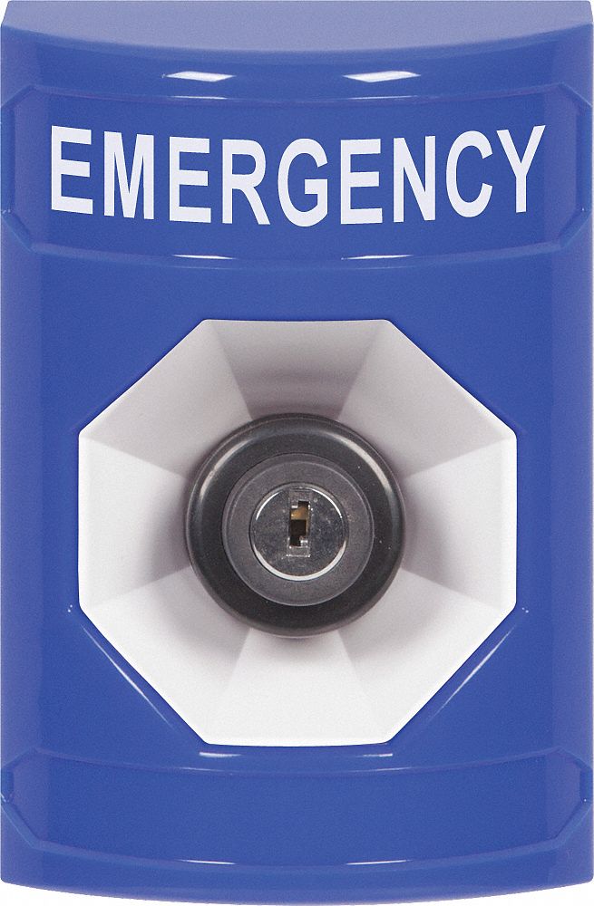 SAFETY TECHNOLOGY INTERNATIONAL Emergency Push Button, KeyToActivate