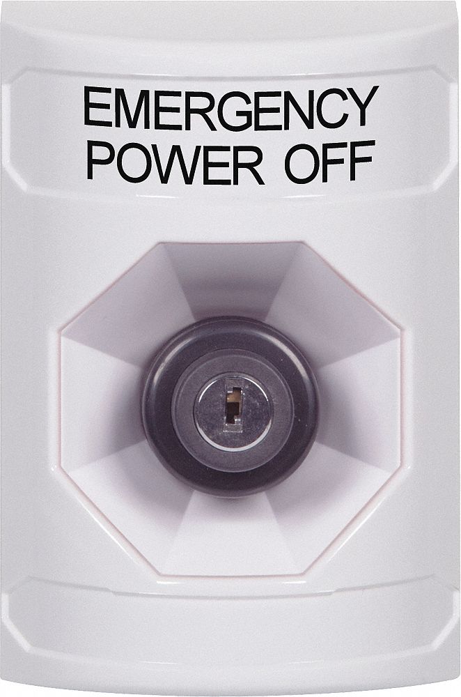 SAFETY TECHNOLOGY INTERNATIONAL Emergency Power Off Push Button: Key-To