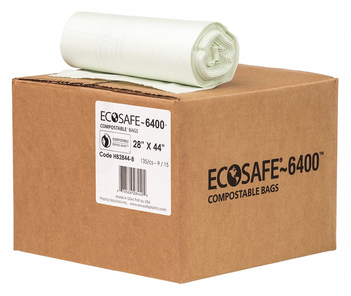 Trash Bag 35 gal Green PK135