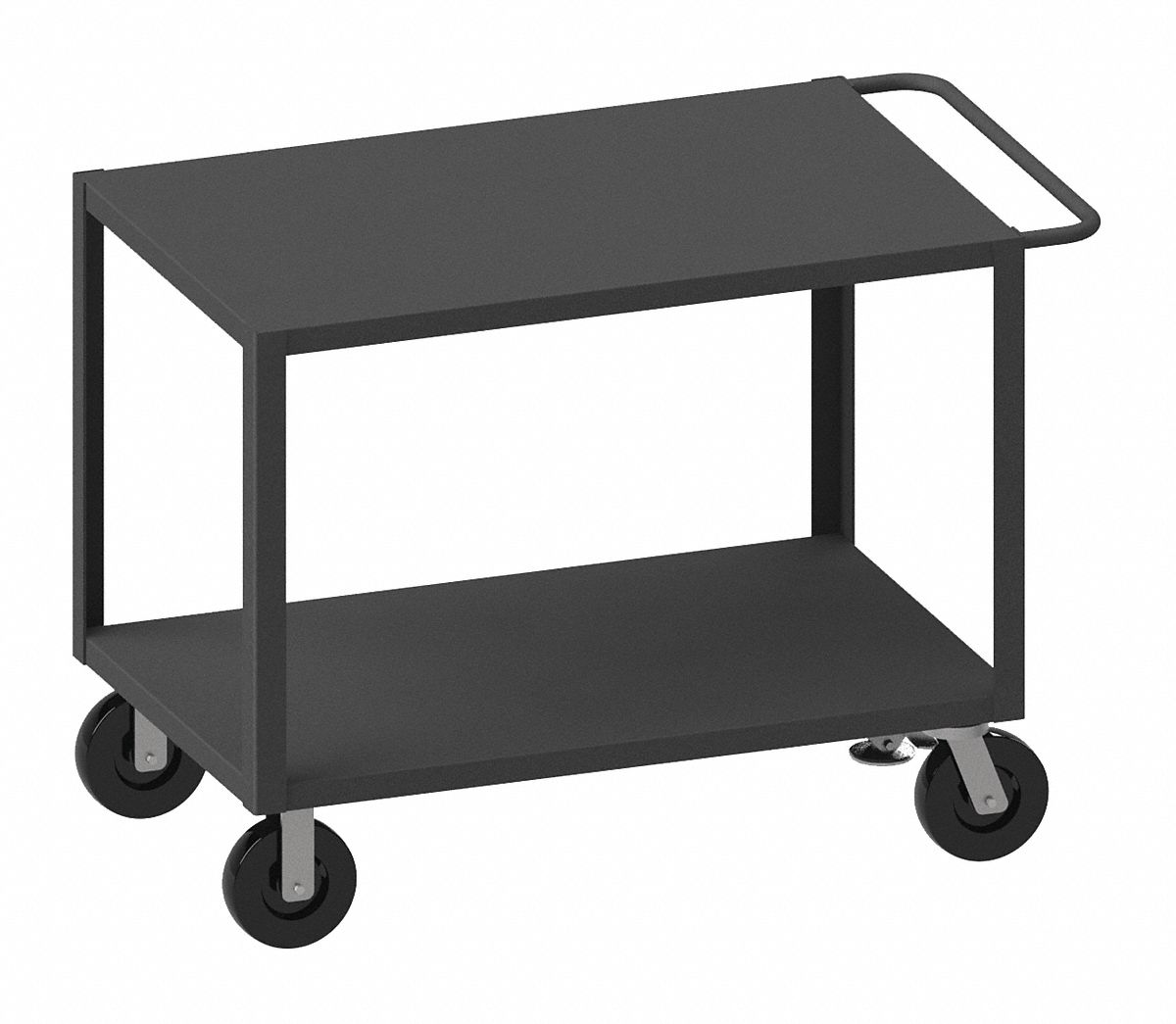 Utility Cart with Flush Metal Shelves: 5, 000 lb Load Capacity, 60 in x 24 in, 60 in x 24 in