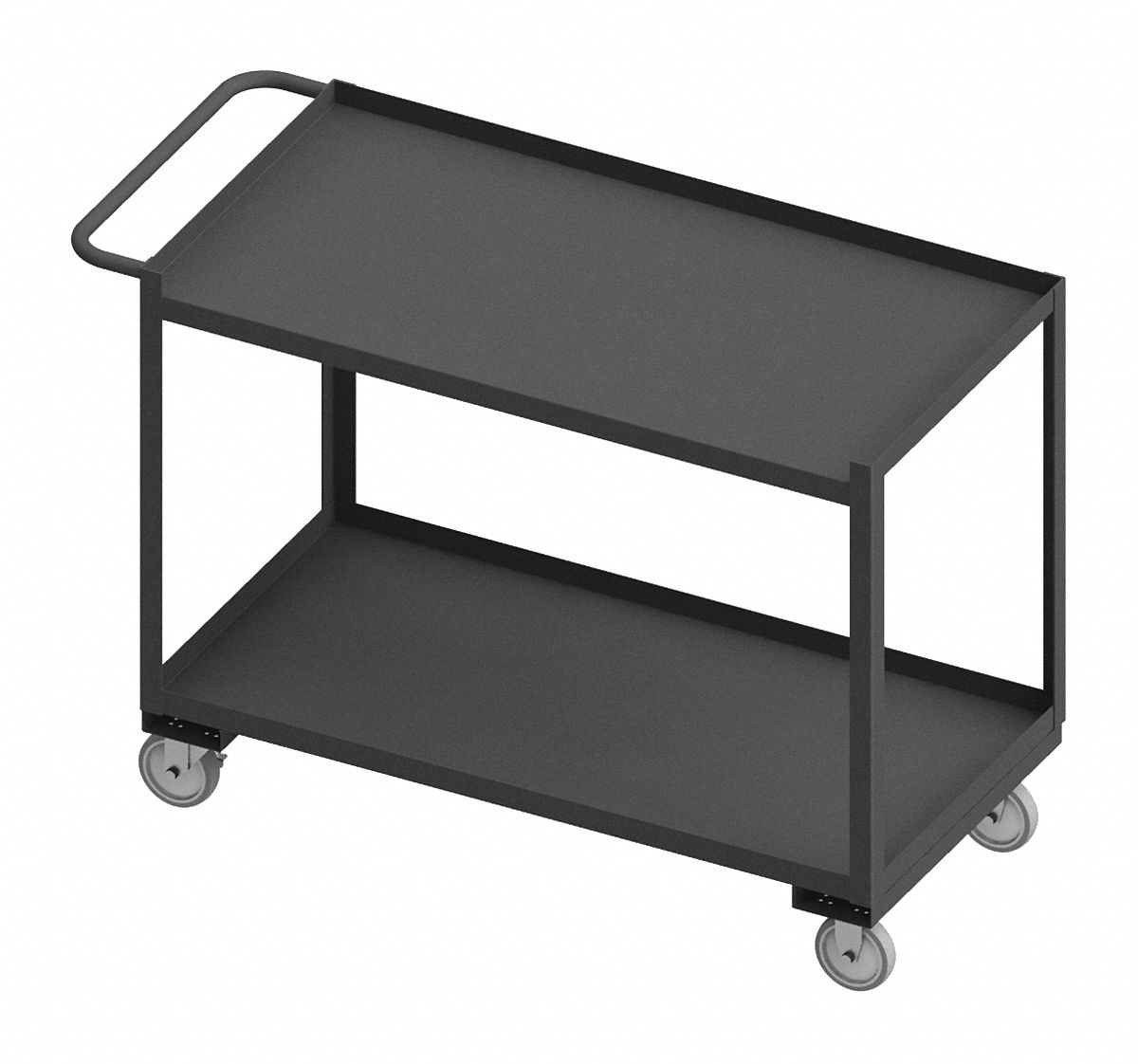 WESTWARD, 1,200 lb Load Capacity, Flat, Utility Cart with Lipped