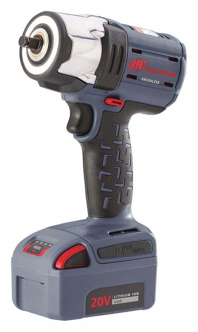 Impact Wrench: 3/8 in Square Drive Size, 365 ft-lb Fastening Torque, 400  ft-lb Breakaway Torque