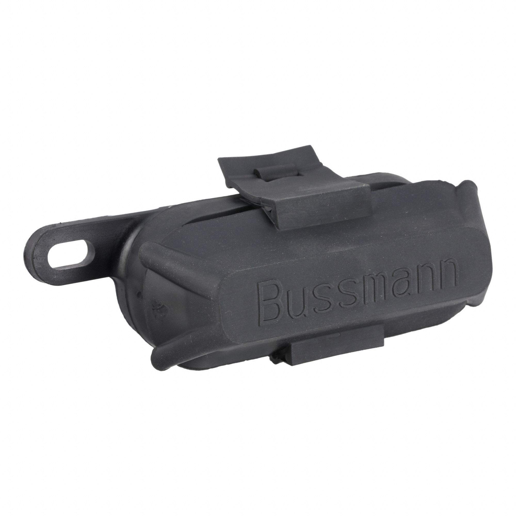 Fuse Block: Covered, 1 Pole, Bolt-Down Mounting, Screw Termination, Bolt-On