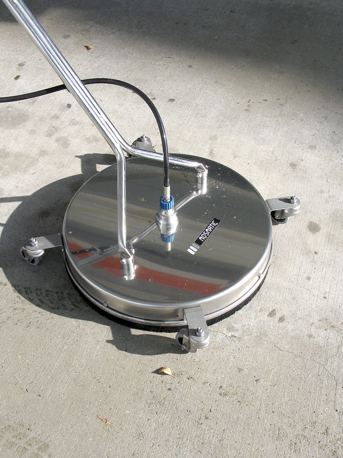 MOSMATIC Rotary Surface Cleaner with Handles 30 in Cleaning Path