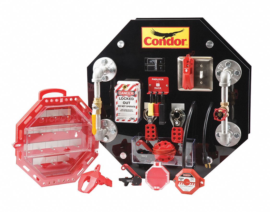 LOCKOUT/TAGOUT DEMO-TRAINING BOARD KIT