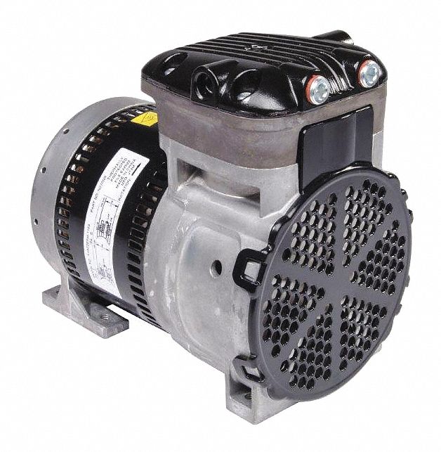 Gast 1/4 HP, 3.8 CFM, 125 Max PSI Piston Vacuum & Compressor Pump MPN:86R123101N170X