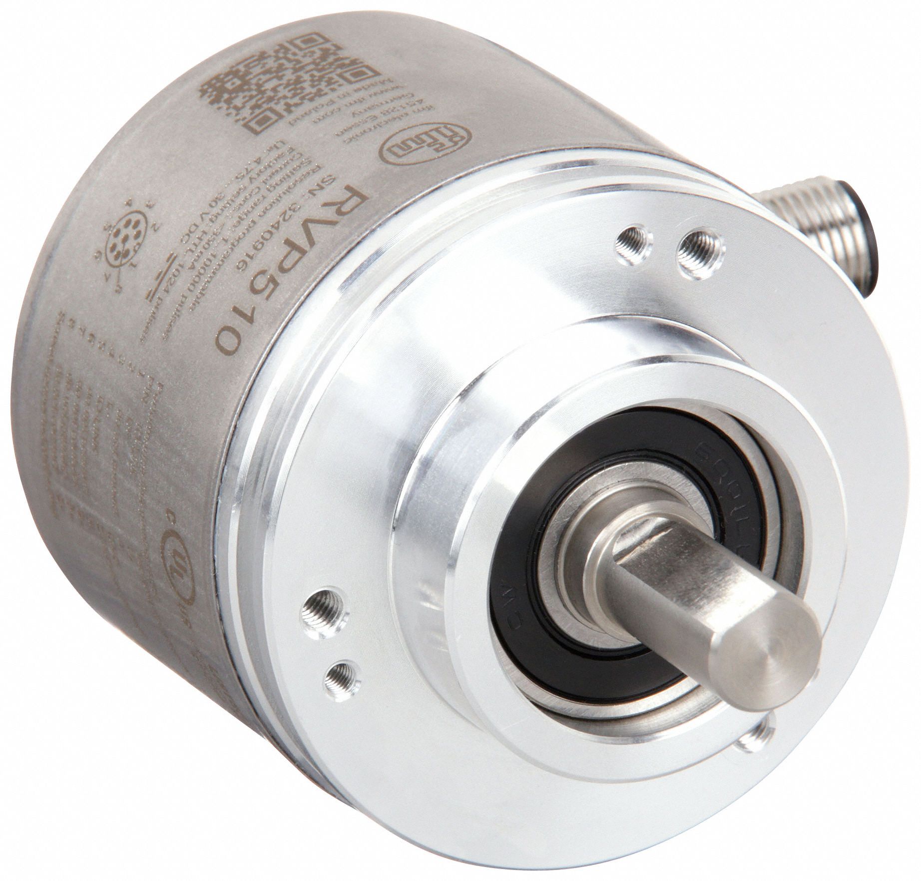 IFM Encoder Hollow, HTL/TTL, 6 mm Shaft Dia, 2 5/16 in Overall Dia