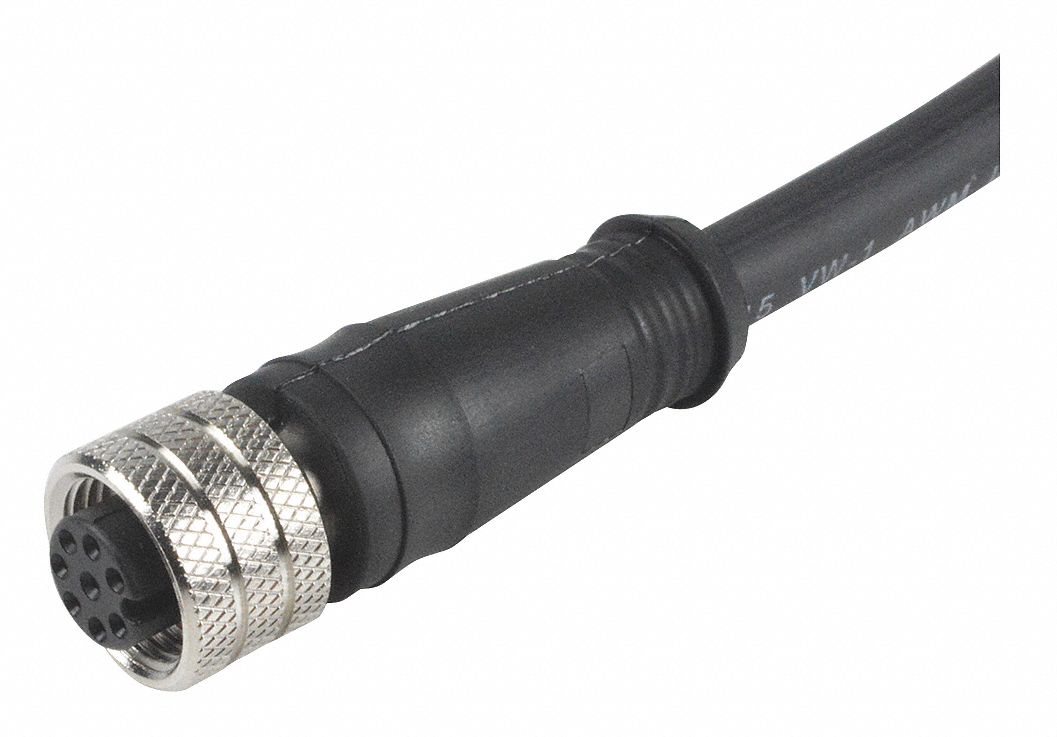 M12 Shielded Cable - 52DK24|E12403 - Grainger