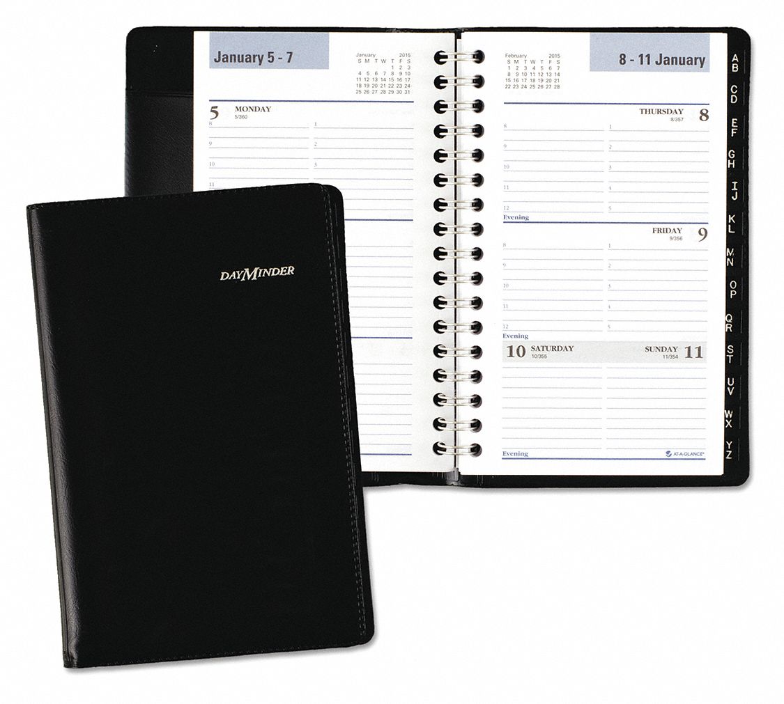 AT-A-GLANCE Appointment Book: 3-3/4 x 6 in Sheet Size, One Week per Two ...