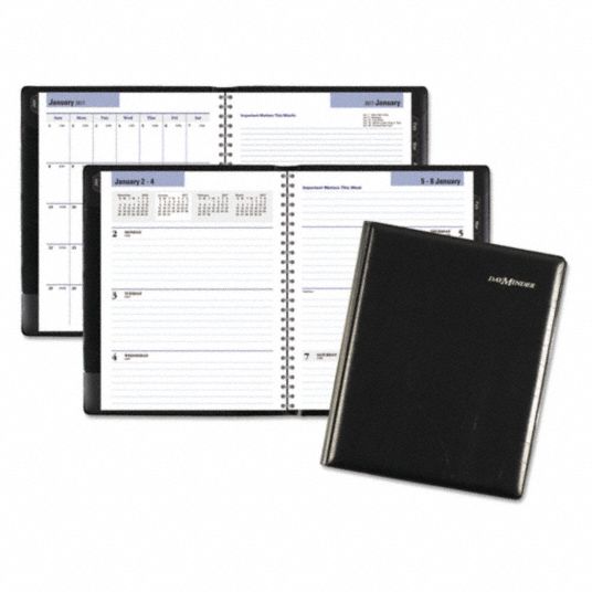 AT-A-GLANCE, 8-3/4 in x 6-7/8 in Sheet Size, Weekly, Planner - 52DP80 ...